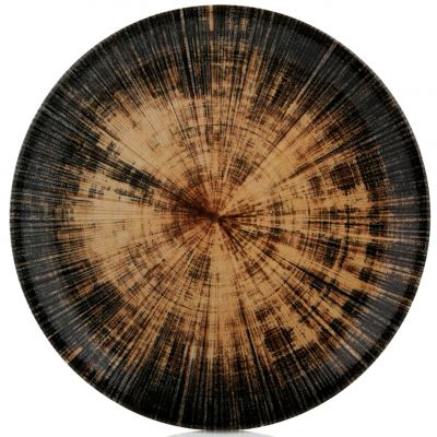 TN-KL-ZT-27-DZ Тарілка кругла 27 см, декор Kolezyum, серія "Tinta"