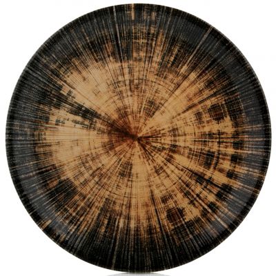 TN-KL-ZT-19-DZ Тарілка кругла 19 см, декор Kolezyum, серія "Tinta"