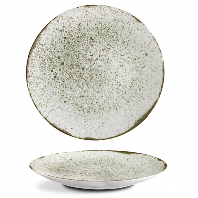 ISC2127-K0025 Тарілка кругла 27 см серія "Isabelle Rustic" декор "Olive"