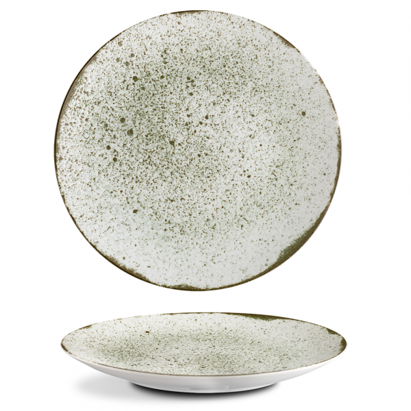 ISC2127-K0025 Тарілка кругла 27 см серія "Isabelle Rustic" декор "Olive"