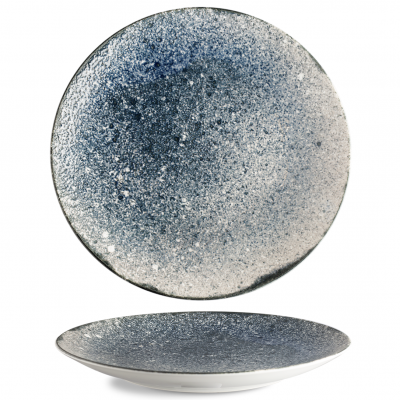 ISC2130-K0021 Тарілка кругла 30 см серія "Isabelle Rustic" декор "Navy Blue"