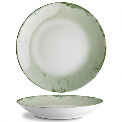 ISC1929-K0010 Тарілка глибока 29 см серія "Isabelle" декор "Stone Green"
