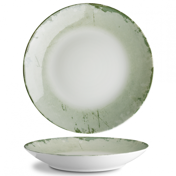 ISC1929-K0010 Тарілка глибока 29 см серія "Isabelle" декор "Stone Green"