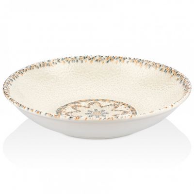 TN-TS-FL-23-CK Тарілка глибока 23 см (1000 мл), декор Tessera, серія "Tinta"