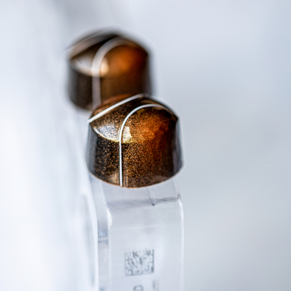 12060 CW Форма для шоколаду "дуель" від Paul Wagemaker 30х30 мм h 20,5 мм, 3х7 шт./14  г