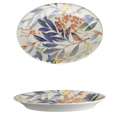 PRI3024-T0003 Блюдо овальне 24х17,4 см серія "Princip" декор 'Rowenberries"