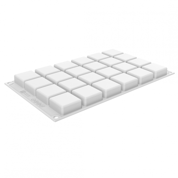 QUADRATO XS 20 Форма силіконова 37х37  h 16 мм (24 х 20 мл)