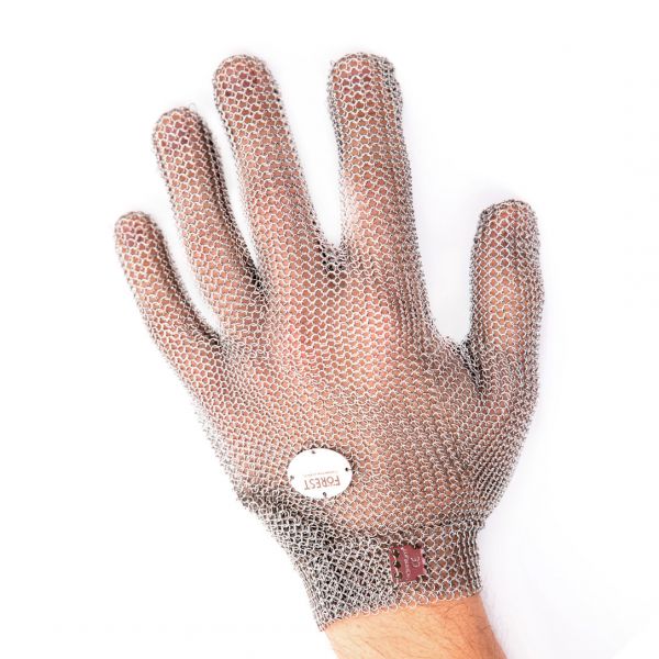 383221 Рукавичка кольчужна, розмір S, з металевою застібкою