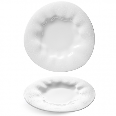 FLA2125-K0047 Тарілка кругла 25 см серія "Flamenco" декор "Crackle"