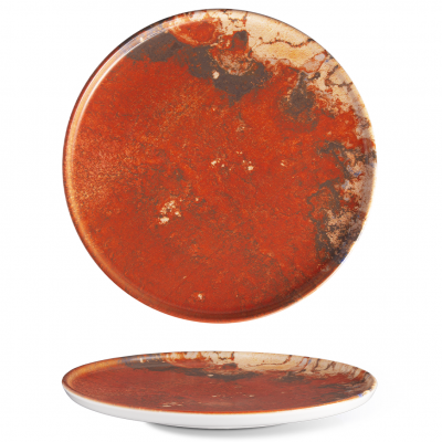 OPT2126-T0010 Тарілка кругла 26 см серія "Optimo" декор "Marble"