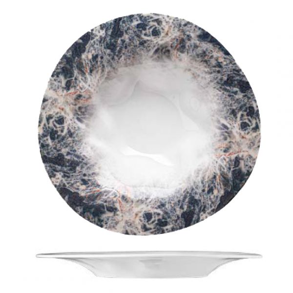 FLA2125-K0048 Тарілка кругла 25 см серія "Flamenco" декор "Astro"