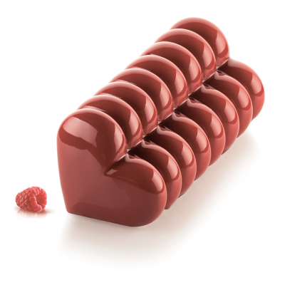 BUCHE COEUR Силіконова форма 240 x 90 h 90 мм