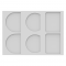 CHA06 Силіконова форма CHABLON BUCHE 96x73 - 87x70 - 96x73 h 2 мм