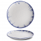 OPT2120-K0052Тарілка кругла 20 см серія "Optimo" декор "Mosaic Relief Blue Rim"