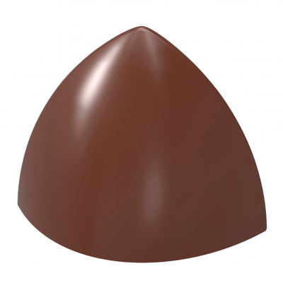 0255 CF Форма для шоколаду "Округле вістря списа" 30х24 мм h 25 мм, 3х8 шт./8,5 г