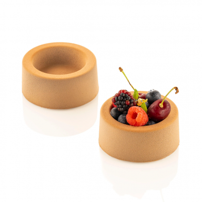 SQ092 Форма силіконова 600x400 мм Capsula Ø80мм h35 мм (24 шт.)