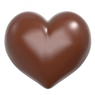 12088 CW Форма для шоколаду "Об'ємне серце" від Nora Chokladskola 49,5x43,5 мм h 18 мм, 2х5 шт., 25,