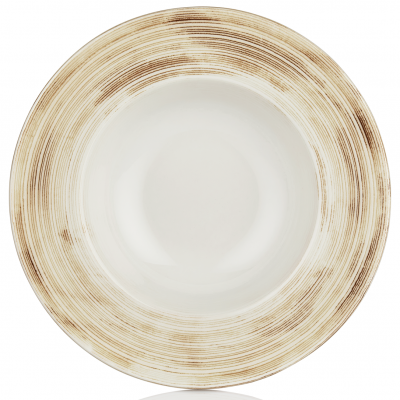 TN-FB-GT-25-CK Тарілка для пасти з прямим бортом 25 см (400 мл), декор Falme, серія "Tinta"