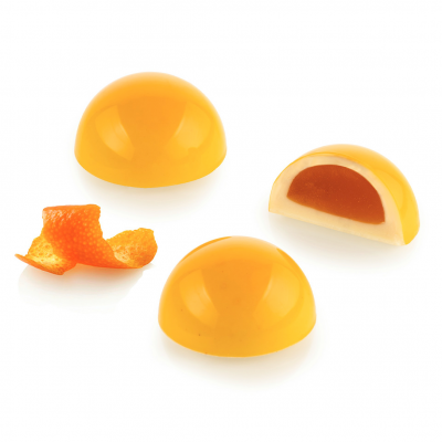 CH037 - KIT SEMISFERA 02 Набір форм для шоколаду Ø35 h18 мм  (12 мл x 24)