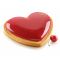 KIT TARTE RING AMORE 205x190 MM Форма силіконова 190x160х25 мм+1 кільце у формі серця (205x190х20 мм