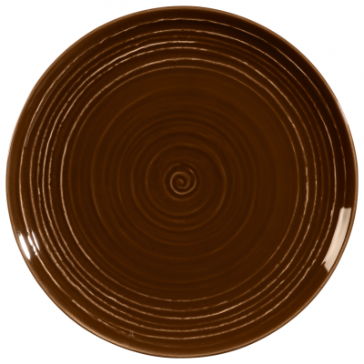 765002 Тарілка кругла 22,5 см колір Earth Brown серія "Terra"