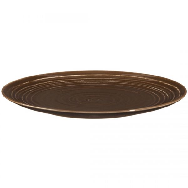 765002 Тарілка кругла 22,5 см колір Earth Brown серія "Terra"