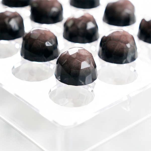 21MA1063 Форма для шоколаду "Aotrom" 29 x29 мм, h 19 мм (28 шт) - 9,5 г