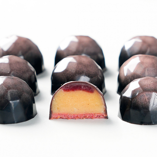 21MA1063 Форма для шоколаду "Aotrom" 29 x29 мм, h 19 мм (28 шт) - 9,5 г