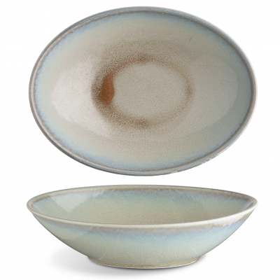 LFA1526 Тарілка глибока овальна 19x26 см серія "Craft" декор "Atlas"