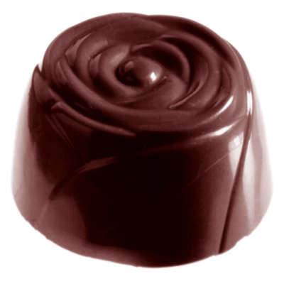 1544 CW Форма для шоколаду "маленька троянда" 27х27 мм h 16 мм, 4х7 шт./8,65 г