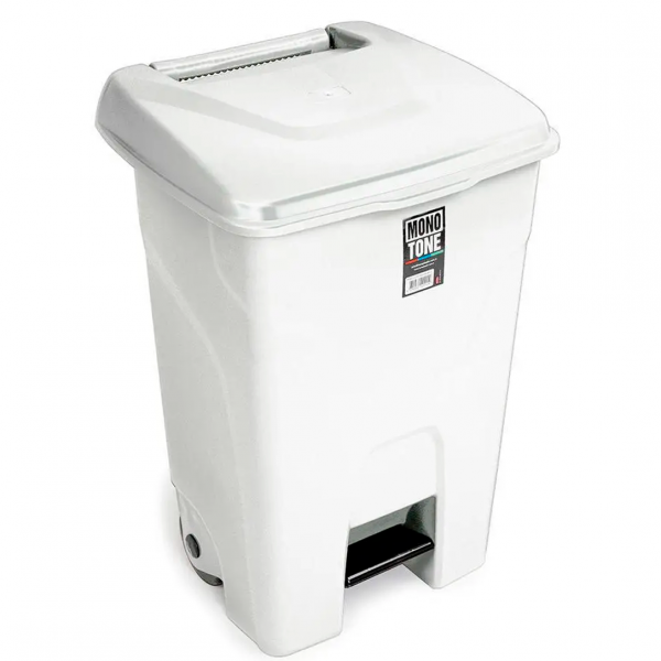 BO992WHITE Бак для сміття білий 80 л