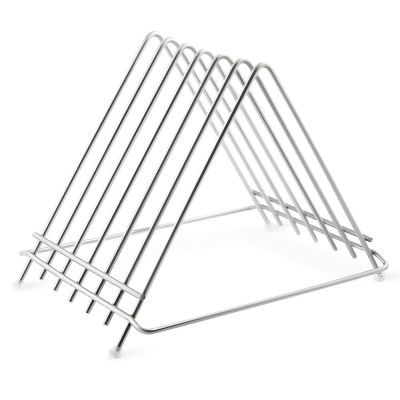 358501 Підставка, н/ж, для 6 шт обробних дошок, Д355хШ265хВ268 мм