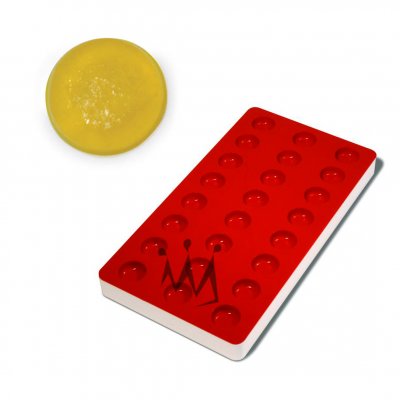 SG05/YL Форма силіконова для мармеладу "пастила" d 30 mm, h 11 mm + пластикова основа