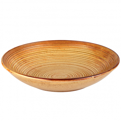 HL-DN-FL-23-CK Тарілка глибока 23 см (1000 мл), декор "Dune", серія "Helix"