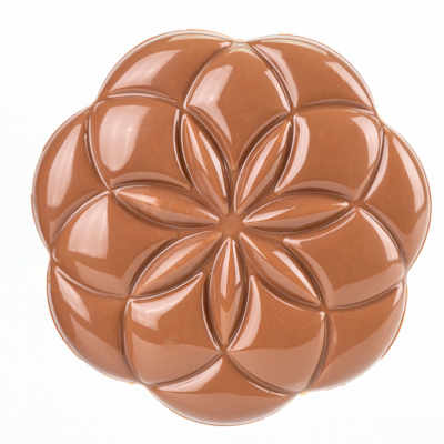 21MA2030 Форма для шоколаду "Life Flower"  109x107  h 12,5  мм (2 шт) - 90 г