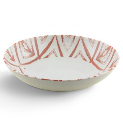 ISC1922-K0035 Тарілка глибока 22 см серія "Isabelle Diamond" декор "Red"