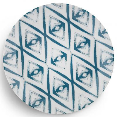 ISC2127-K0037 Тарілка кругла 27 см серія "Isabelle Diamond" декор "Blue"