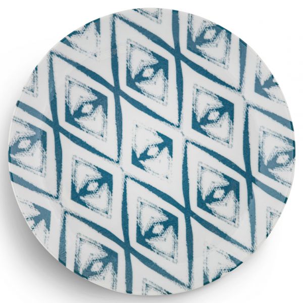 ISC2127-K0037 Тарілка кругла 27 см серія "Isabelle Diamond" декор "Blue"