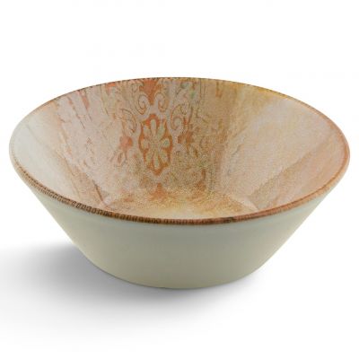 OPT1420-T0008 Салатник круглий d 20 см серія "Optimo" декор " Loren Amber"