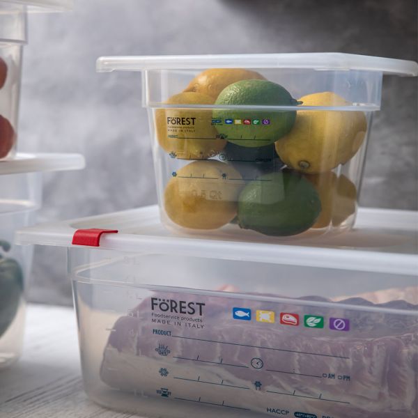 241400 Кришка з поліпропілену 1/4, 265х162 мм, серія "Gastronorm"