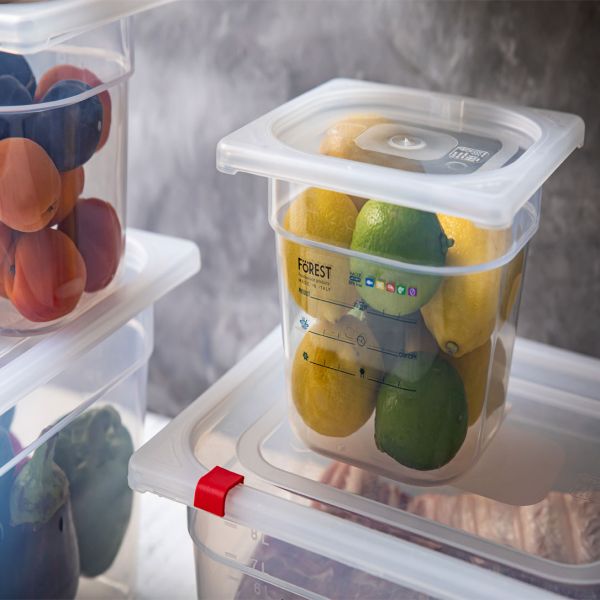 241400 Кришка з поліпропілену 1/4, 265х162 мм, серія "Gastronorm"