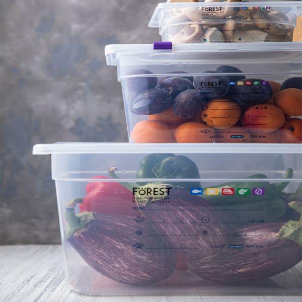 241900 Кришка з поліпропілену 1/9, 176х108 мм, серія "Gastronorm"