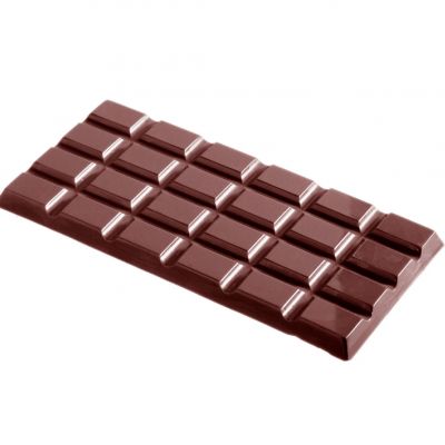 2278 CW Форма для шоколаду "Плитка" 155x77x19 мм, 1х3 шт./240 г