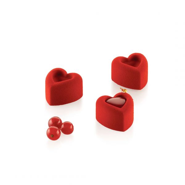 SF089/С Форма силіконова "сердечко" 34х33 mm, h 21 mm