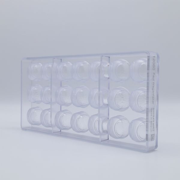 12060 CW Форма для шоколаду "дуель" від Paul Wagemaker 30х30 мм h 20,5 мм, 3х7 шт./14  г