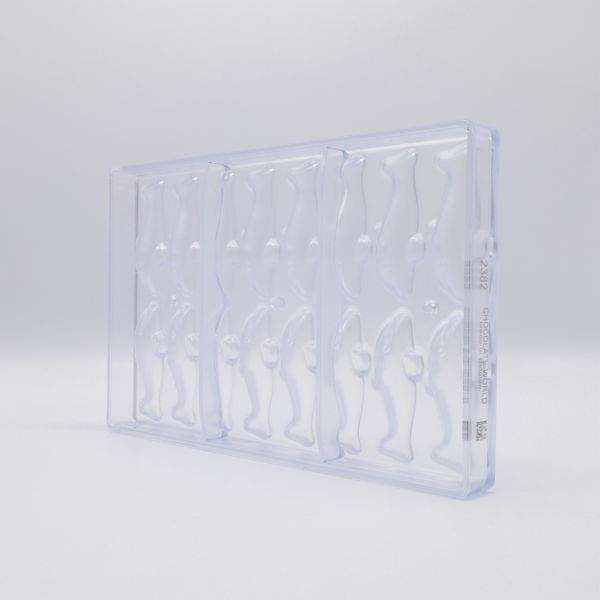 2382 CW Форма для шоколаду "дельфін" 73х26 мм h 8 мм, 2х8 шт./ 8,6 г