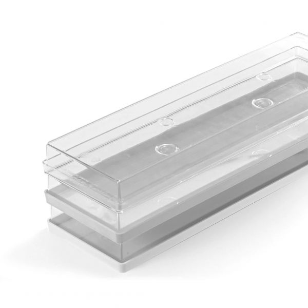SMALL  I-GLOO BIANCO Таця з кришкою для морозива (белая) 390 x 109 h 32 mm