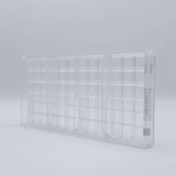 1986 CW Форма для шоколаду "плитка" 117,5x57,5x12 мм, 1х4 шт. - 80 г