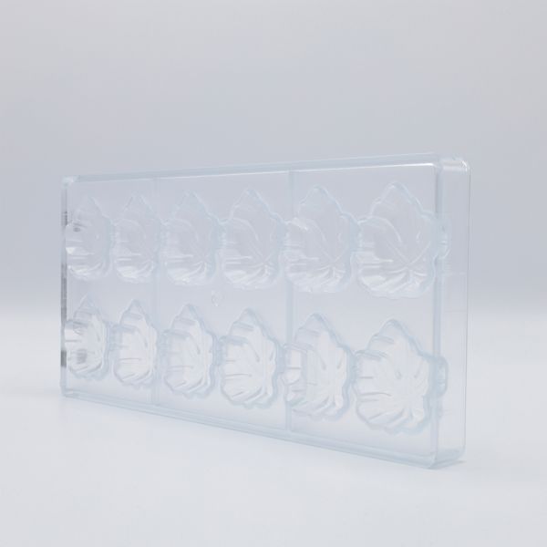 1098 CW Форма для шоколаду "кленовий листок" 47x41х12 мм, 2х6 шт./17 г