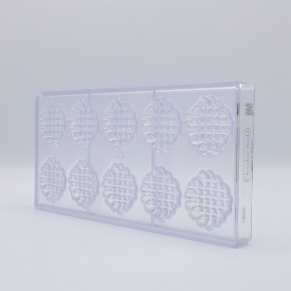 1626 CW Форма для шоколаду "Бельгійскі вафлі" 42x42x6,15 мм, 7,1 г